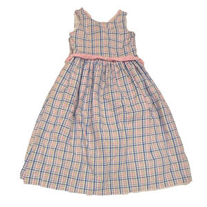 Bailey Boys Girls Pink | Blue Check Dress size: 5T